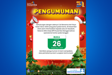 Pengumuman Libur Cuti Bersama Natal 2024